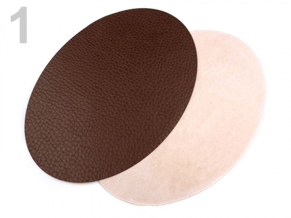 Nažehlovací záplaty z eko kůže 12x18 cm