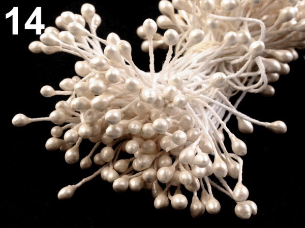 Květinové pestíky lesklé, malý svazek