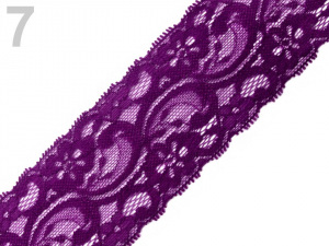 Elastická krajka / vsadka šíře 55 mm