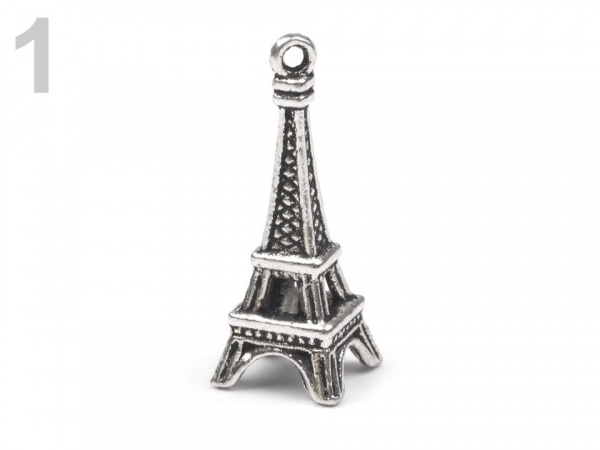 Přívěsek PAŘÍŽ 3D 10x25mm