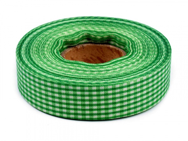 Károvaná stuha řezaná šíře 25 mm