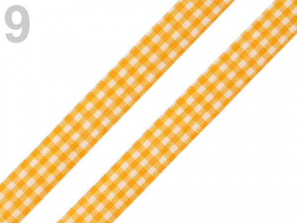 Károvaná stuha řezaná šíře 12 mm