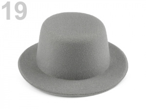 Mini klobouček /  fascinátor k dozdobení Ø13,5 cm