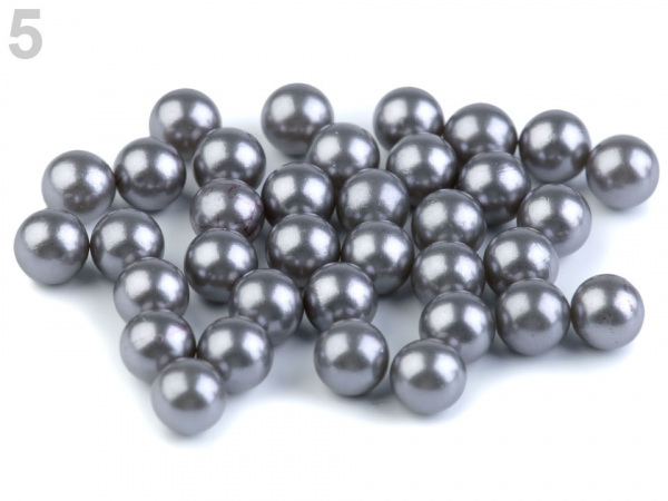 Perly / korálky Ø8 mm k nýtování