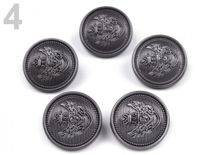 Knoflík erb velikost 26", 34", 40"