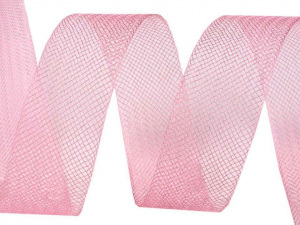 Modistická krinolína na vyztužení šatů a výrobu fascinátorů šíře 2,5 cm