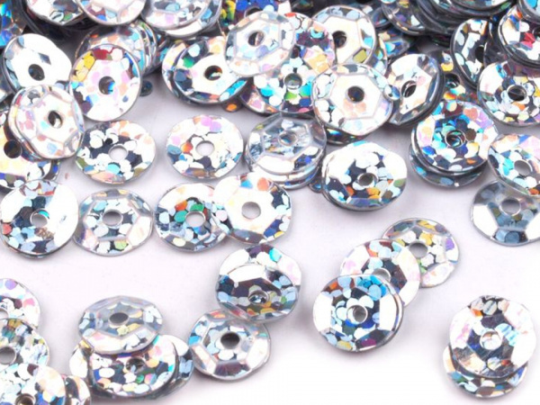 Flitry lomené Ø6 mm hologram