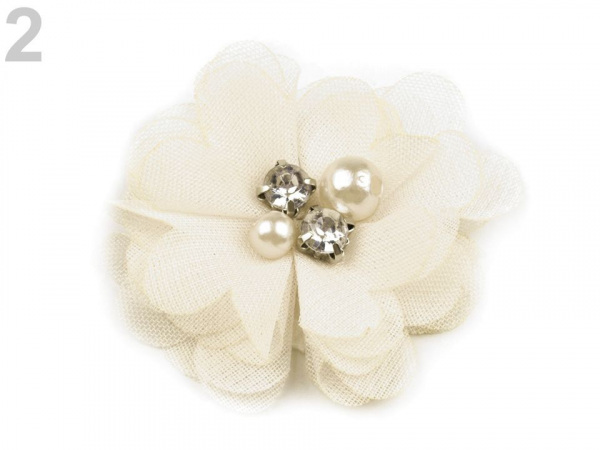 Květ Ø5 cm s kamínky