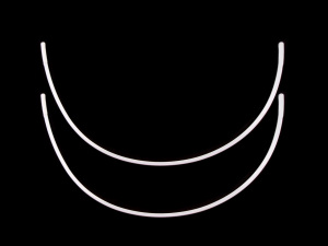 Kostice kovové ploché vel.75-105