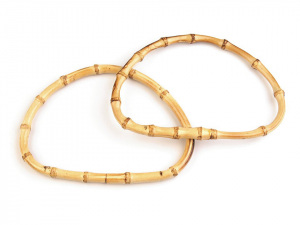 Bambusová ucha na tašky 14,5x19,5 cm