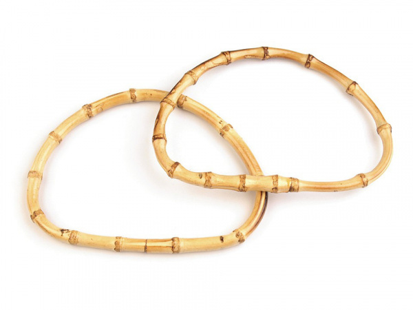 Bambusová ucha na tašky 14,5x19,5 cm