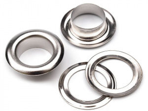 Průchodky s podložkou vnitřní Ø10 mm / vnější Ø16 mm