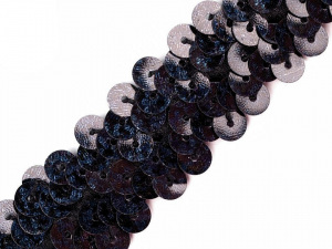 Flitrový prýmek šíře 20 mm s hologramem