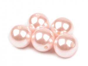 Plastové voskové korálky / perly Glance Ø16 mm