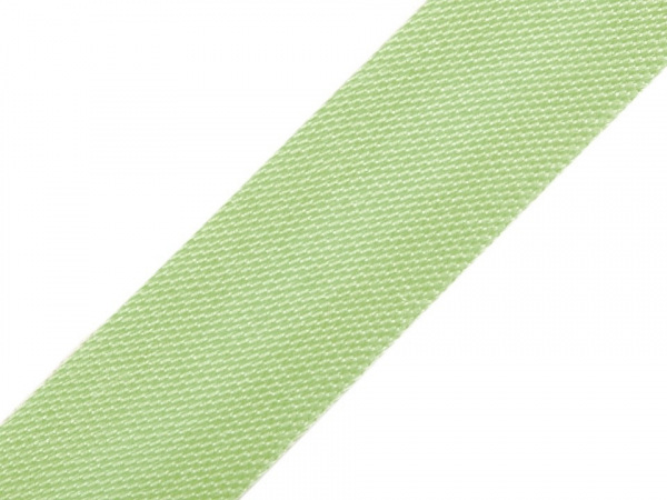 Šikmý proužek saténový šíře 15 mm zažehlený