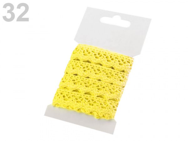 Bavlněná krajka paličkovaná šíře 15 mm