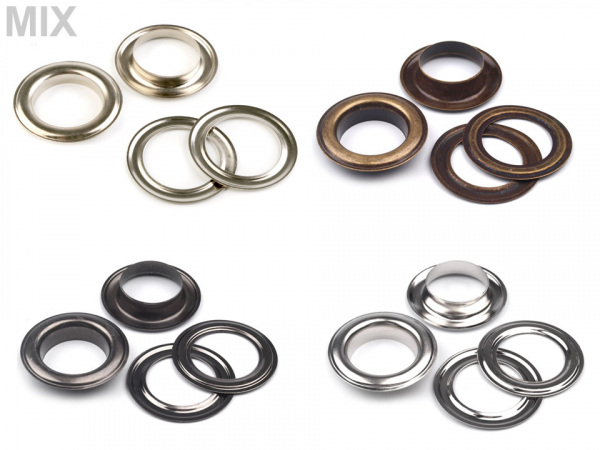 Průchodky s podložkou vnitřní Ø22 mm / vnější Ø34 mm