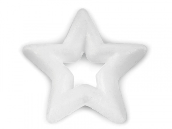 Hvězda Ø7,5 cm polystyren