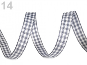 Károvaná stuha šíře 10 mm