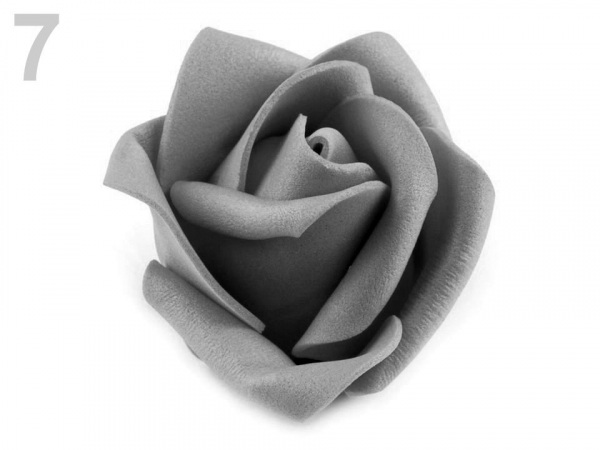 Dekorační pěnová růže Ø4,5 cm