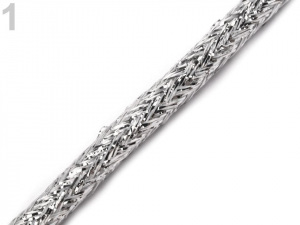 Oděvní / dekorační šňůra  Ø4 mm s lurexem