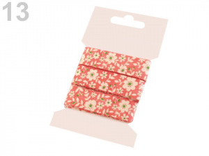 Bavlněná stuha šíře 16 mm s potiskem