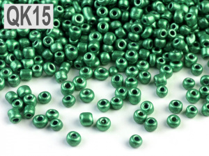 Rokajl 12/0 - 2 mm metalický, neprůhledný