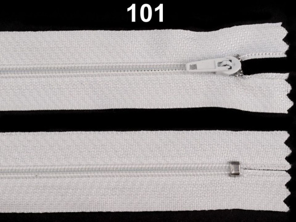 Spirálový zip šíře 3 mm délka 12 cm pinlock