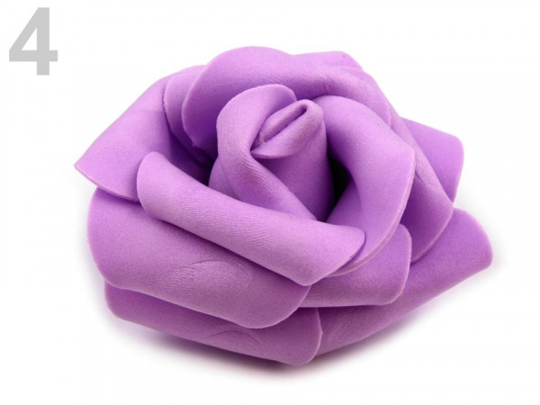 Dekorační pěnová růže Ø6 cm