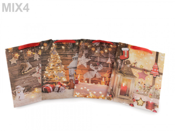 Dárková taška vánoční, malá velikost