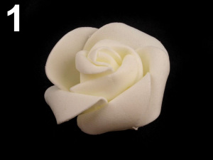 Dekorační pěnová růže Ø4,5 cm