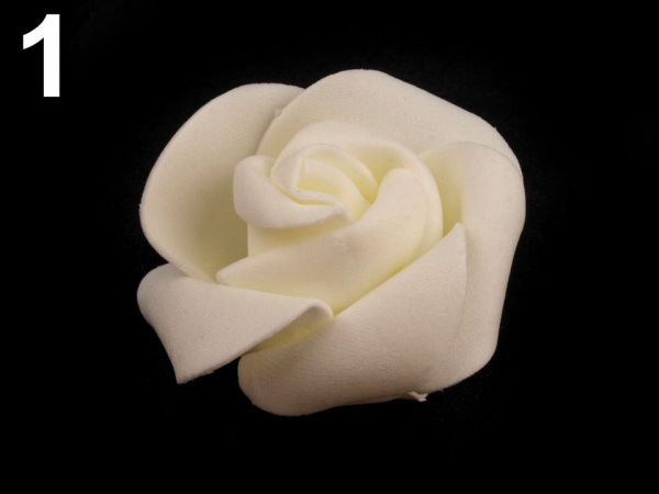 Dekorační pěnová růže Ø4,5 cm