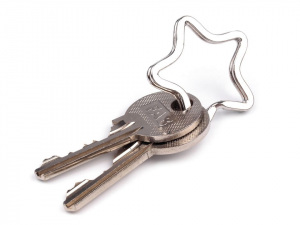 Kroužek na klíče Ø34 mm hvězda
