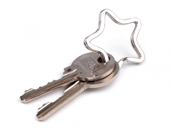 Kroužek na klíče Ø34 mm hvězda