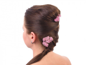 Drátěnka do drdolů s hřebenem