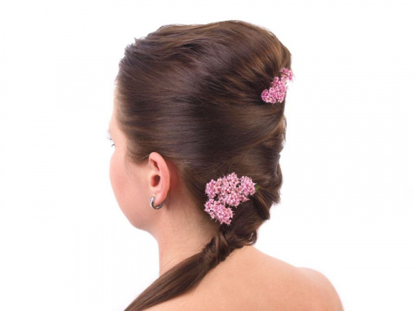 Drátěnka do drdolů s hřebenem