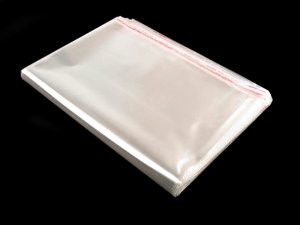 PP sáček s lepicí klopou 35x45 cm