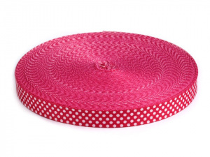 Keprovka šíře 18 mm puntíky