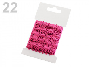 Bavlněná krajka šíře 12 mm paličkovaná