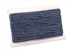 Oděvní / dekorační šňůra  Ø4 mm s lurexem