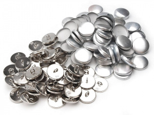 Knoflík na potahování celokovový velikost 36"