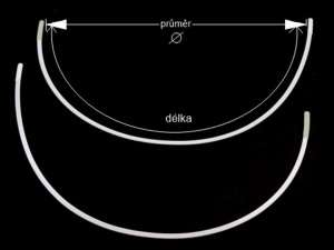 Kostice kovové ploché vel.75-105