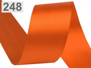 Atlasová stuha oboulící šíře 40 mm