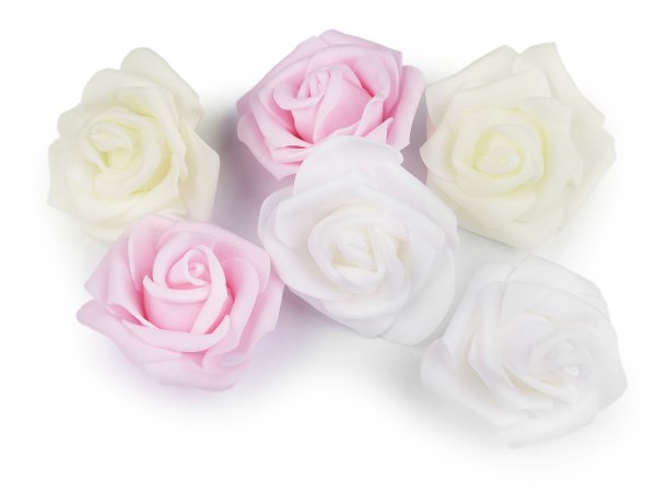 Dekorační pěnová růže Ø6 cm