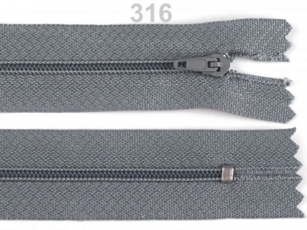 Spirálový zip šíře 3 mm délka 12 cm pinlock