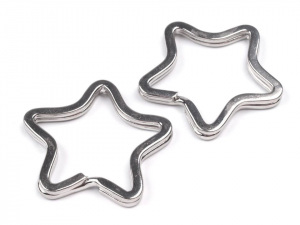 Kroužek na klíče Ø34 mm hvězda