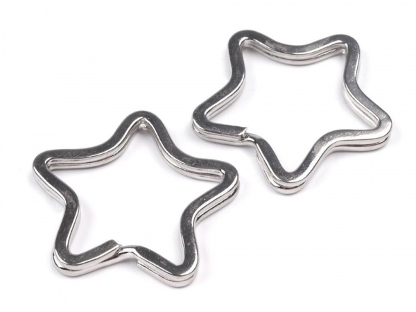 Kroužek na klíče Ø34 mm hvězda