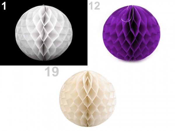 Dekorační papírová koule Ø28 cm