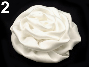 Saténová růže Ø70 mm