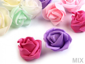 Dekorační pěnová růže Ø4,5 cm